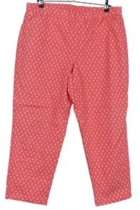 Dámské korálové květované crop tregíny Land´s End 