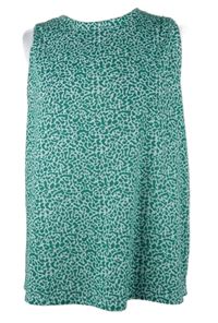 Dámsky zeleno-biely vzorovaný top M&S