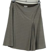 Dámska hnedo-biela vzorovaná sukňa Street One