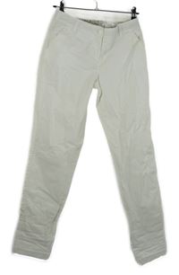 Dámske biele plátenné chino nohavice Blue Motion