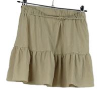 Dámska béžová strukturovaná sukňa Shein