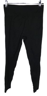 Dámské černé žebrované sportovní legíny H&M