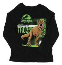 Černé triko s dinem 