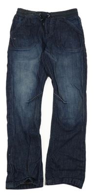 Tmavomodré jogger rifle Denim Co.