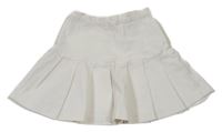 Biela rifľová sukňa H&M