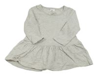 Sivé bavlnené šaty H&M