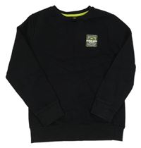 Čierna mikina s potlačou zn. F&F