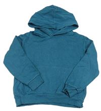 Petrolejová mikina s kapucňou H&M