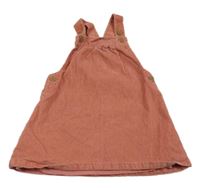 Starorůžové manšestrové laclové šaty M&S