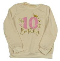 Smotanová mikina s nápisom a číslom