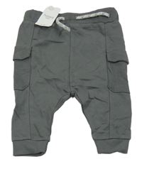 Nové - šedé tepláky s kapsami Nutmeg