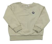 Béžová mikina s nášivkou Name it