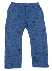 Modré tepláky s dinosaury Topolino