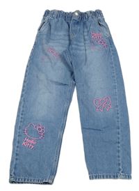 Modré relaxed fit rifle s Kitty H&M