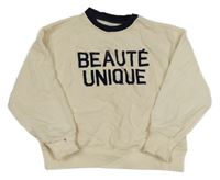 Smotanová mikina s nápisom Zara