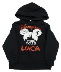 Čierna mikina s Mickeym a kapucňou H&M