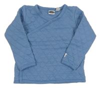 Svetlomodrá vzorovaná zavinovací mikina Lily&Dn