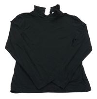 Černé triko se stojáčkem C&A