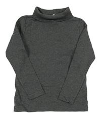 Tmavosivý melírovaný rolák Uniqlo