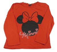 Červené triko s Minnie Disney