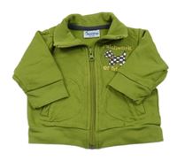 Zelená prepínaci mikina s psíkom Impidimpi