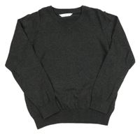 Tmavosivý melírovaný sveter M&S