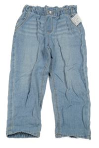 Nové - svetlomodré slouchy paper bag rifle Denim Co.