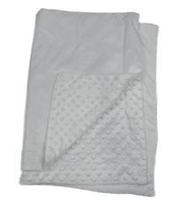 Bílá minky deka Pure baby