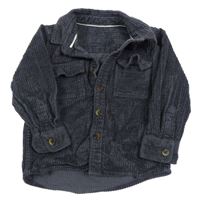 Tmavomodrá menšestrová košeľová bunda Matalan