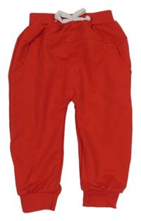 Červené turecké tepláky s mašlou