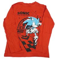 Červené triko se Sonicem 