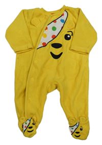 Žltý overal s medvídkem Pudsey George