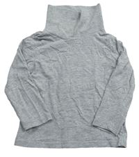Sivé melírované tričko s rolákom C&A