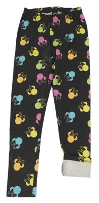 Antracitové teplé legíny s Minnie Disney