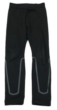 Černé spodní funkční kalhoty Kipsta