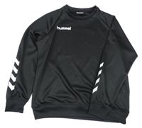 Čierna športová mikina Hummel