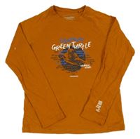 Medové triko s želvou a nápisem Craghoppers