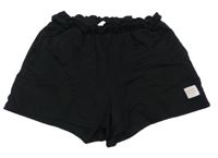 Černé teplákové kraťasy s nášivkou H&M