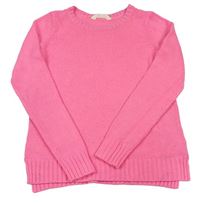 Neónově ružový sveter zn. H&M