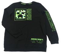 Černá mikina s Minecraft PRIMARK