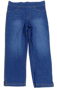 Modré crop džegíny H&M