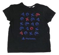 Čierne tričko s potiskem - PlayStation Primark