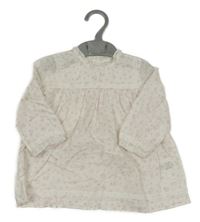 Nové - bílo-růžové lehké květované šaty dunnes