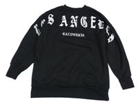 Čierna mikina s bielým nápisom Primark