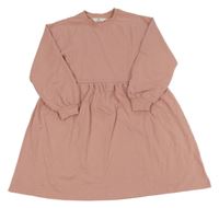 Ružové teplákové šaty H&M