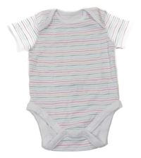 Bílo-barevné pruhované body Primark