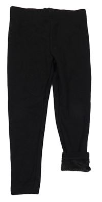 Černé thermo legíny Primark