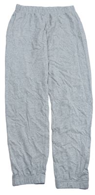 Sivé melírované pyžamové nohavice