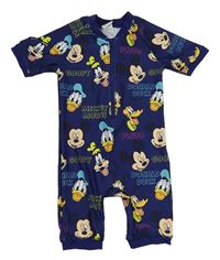 Tmavomodrý UV overal s Mickeym a kamarády Disney