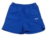 Modré športové kraťasy s logom Slazenger